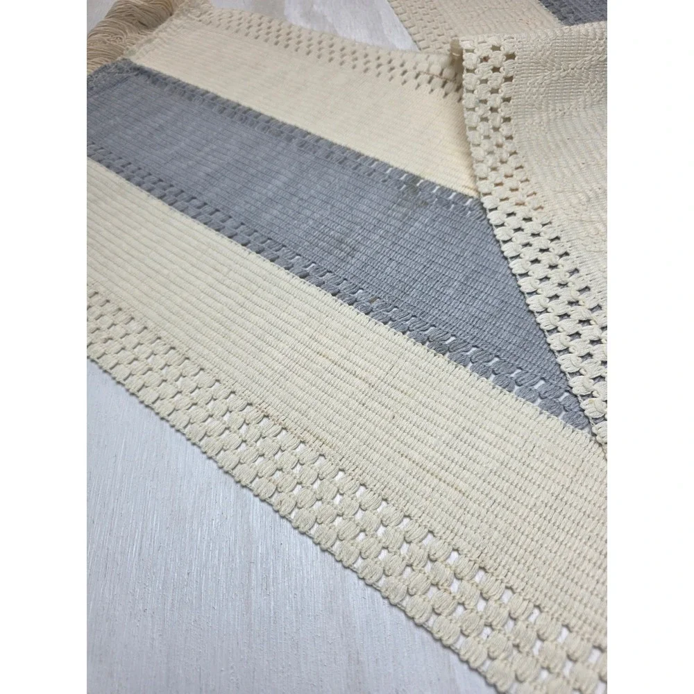 Handwoven Striped Table Runner 108